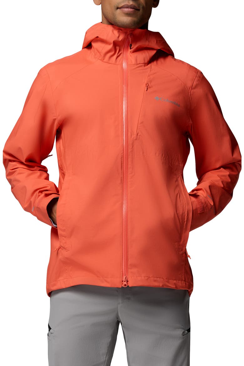 Trailborne Omni-Tech Waterproof Jacket, Main, color, ZING
