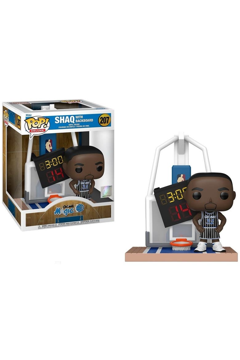 Shaquille O'Neal w/Backboard (Orlando Magic) NBA Funko Pop! Deluxe, Main, color, Multi-Color