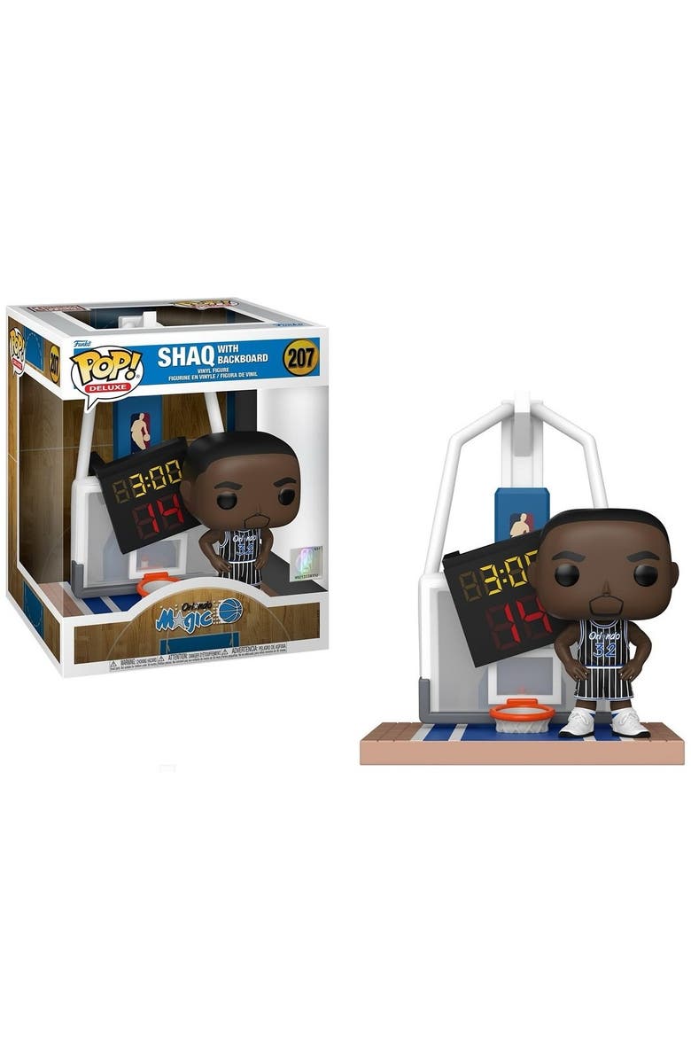 Funko Shaquille O'Neal w/Backboard (Orlando Magic) NBA Funko Pop! Deluxe, Main, color, Multi-Color