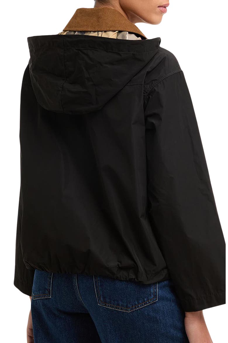 Weaver Water Repellent Hooded Jacket, Alternate, color, BLACK/ DRESS