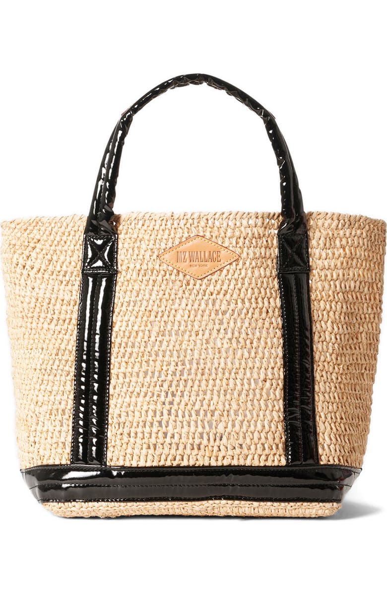 MZ Wallace Small Raffia Tote, Main, color,