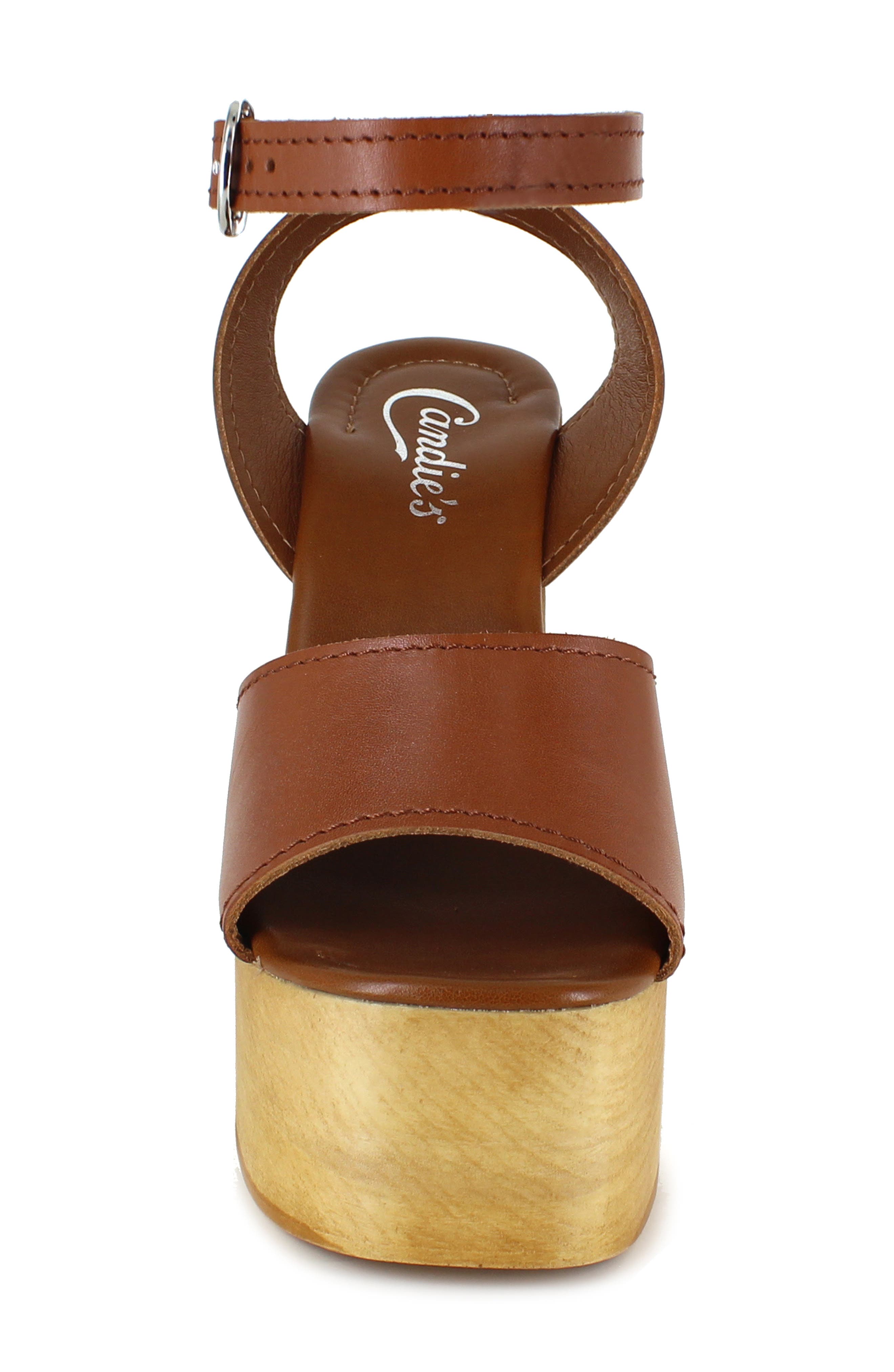 Ida Platform Sandal, Alternate, color, TAN LEATHER