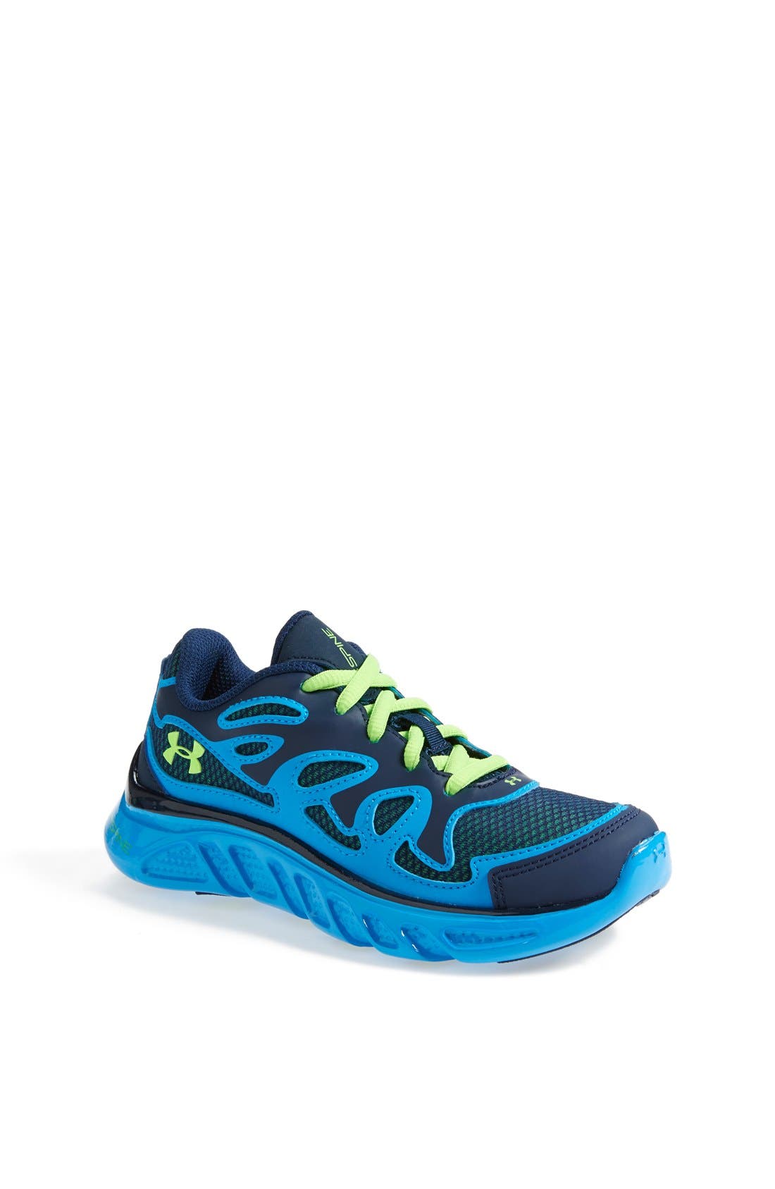 'BPS Spine EVO' Athletic Shoe, Main, color, NAVY/ ELECTRIC BLUE/ GREEN