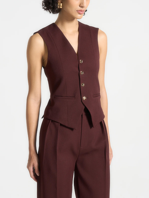 Christine Structured Cinch Waistcoat