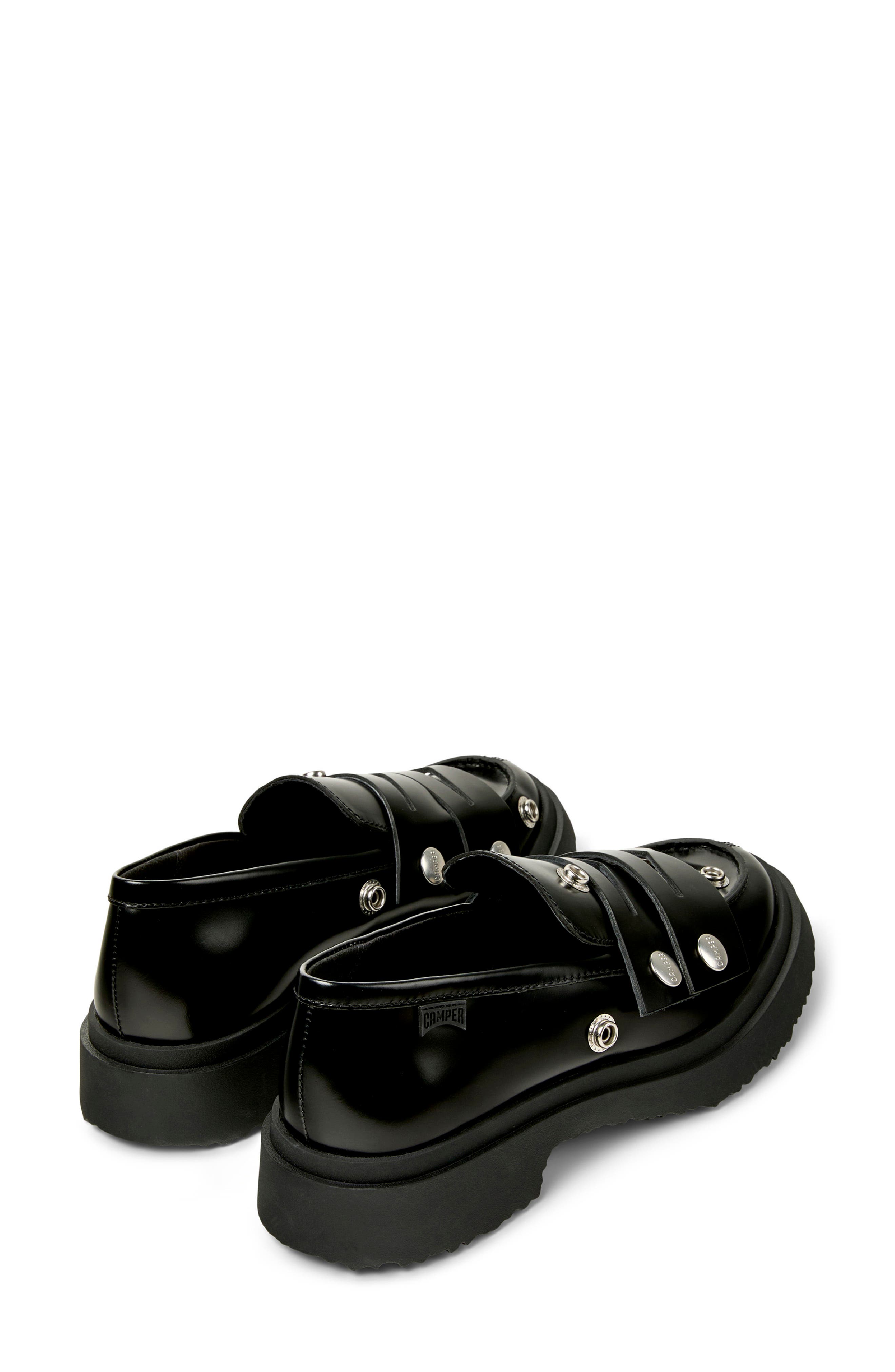 Camper Walden Stud Double Penny Loafer, Alternate, color, 