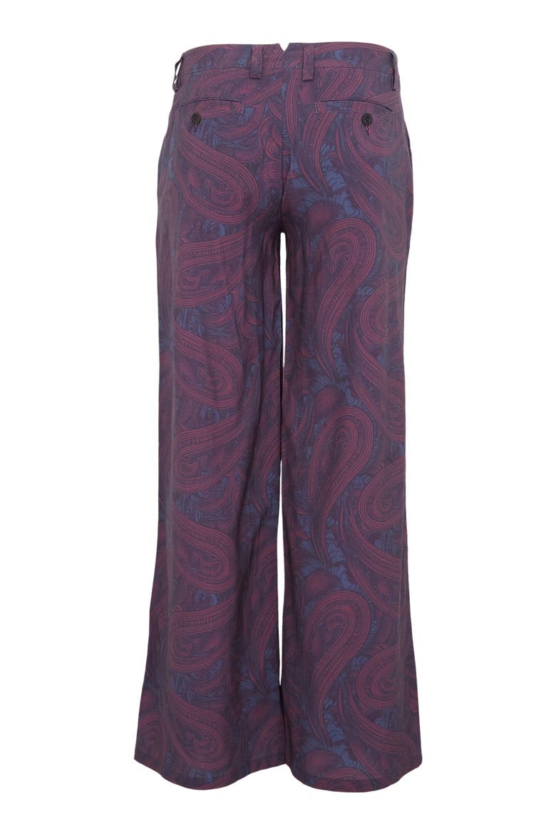 Phoebe Wide Leg Tailored Pant, Alternate, color, Badalona Plum