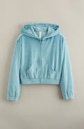 Zella Girl Kids' Cosmos Velour Zip Hoodie