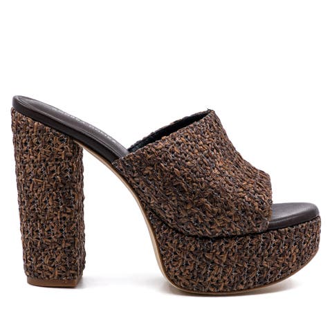Fabiola Raffia Platform