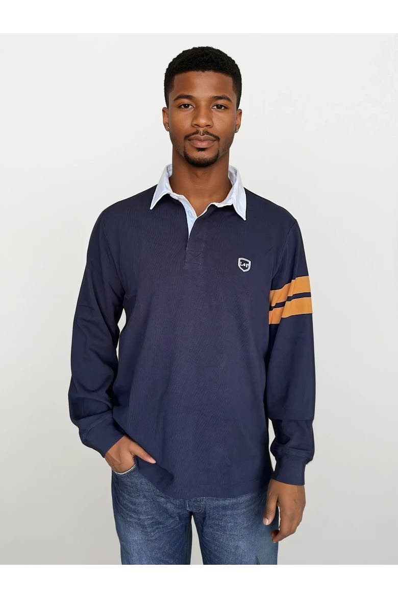 Legacy Rugby Shirt, Main, color, Navy