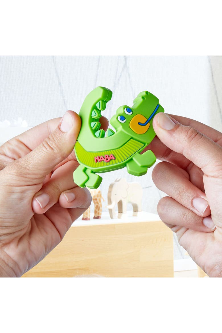 Crocodile Silicone Teething and Grasping Baby Toy, Alternate, color, Multi