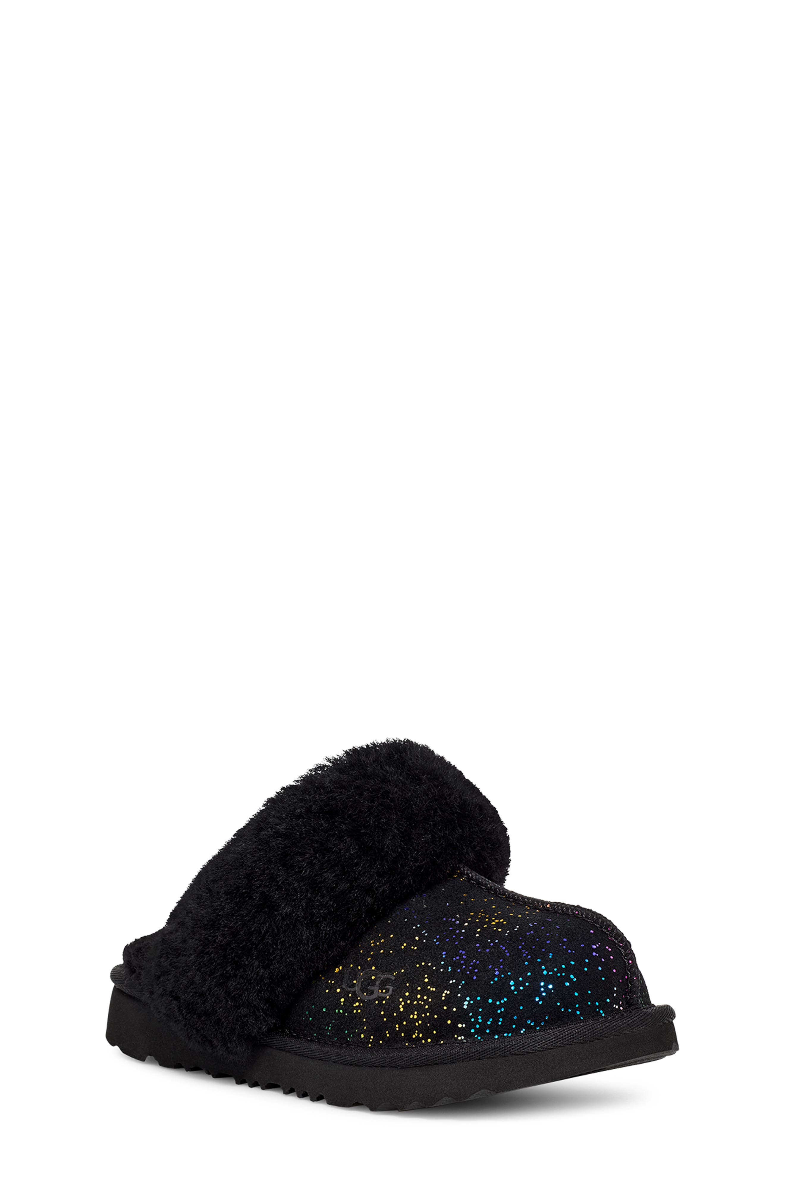 UGG<sup>®</sup> Kids' Cozy II Shimmer Sky Slipper, Main, color, 
