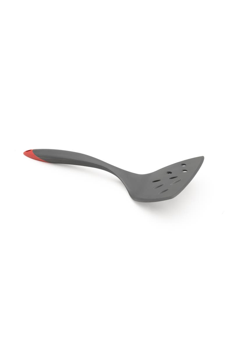 CUISIPRO Fiberglass 11.25-Inch Wide Perforated Turner, Alternate, color, Black