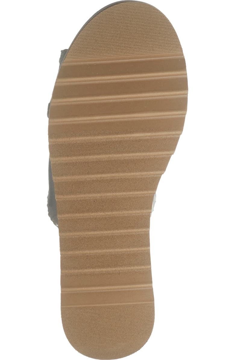 TOMS Adria Platform Wedge Sandal, Alternate, color, White