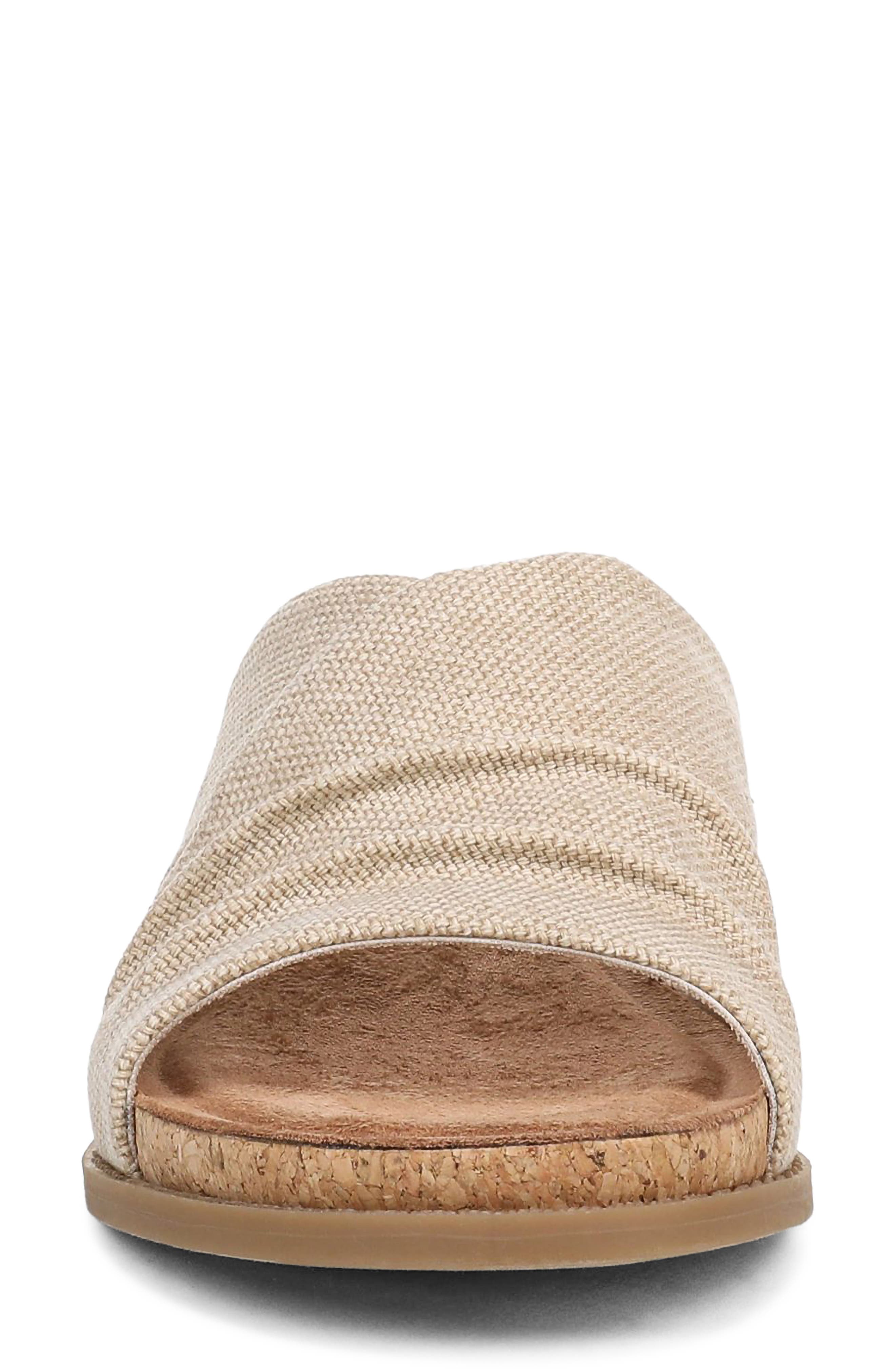 Noelle Slide Sandal, Alternate, color, NATURAL CANVAS
