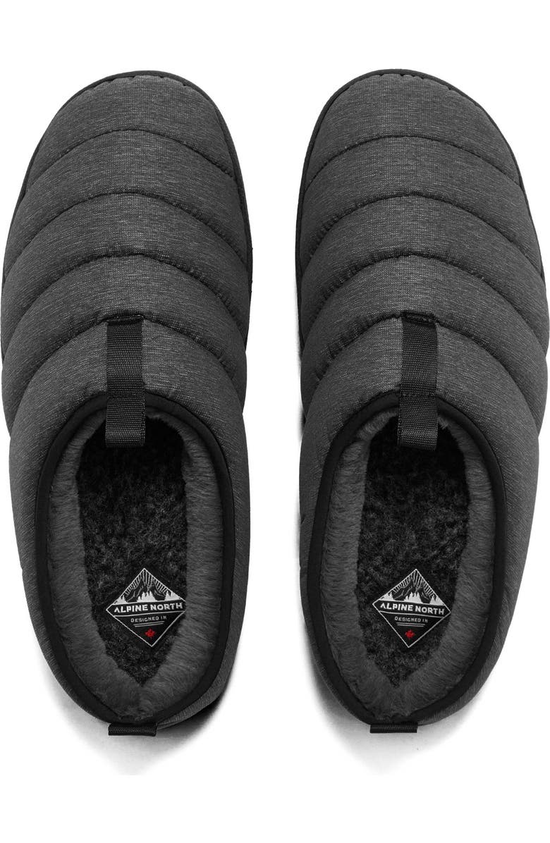 Alpine North Seaton - Insulated Puffer Slippers, Main, color, Grey