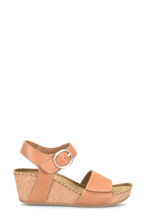 Comfortiva Eldorah Platform Wedge Sandal In Luggage
