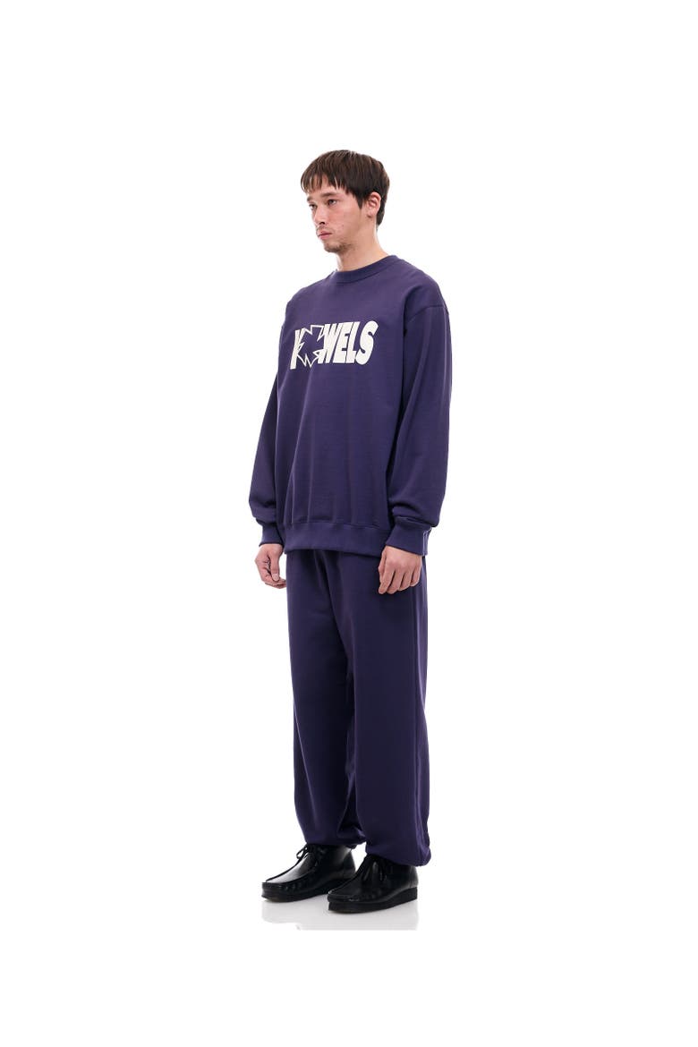 Icon Spell Out Crewneck, Alternate, color, Navy