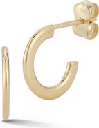 Ember Fine Jewelry Flat Huggie Hoop Earrings