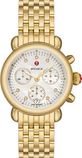 MICHELE CSX Diamond Bracelet Watch, 36mm | Nordstromrack display picture 1
