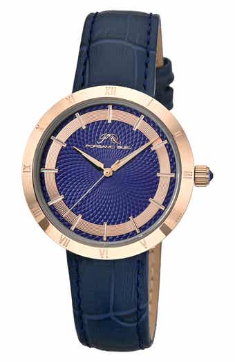 Monroe Leather Strap Watch
