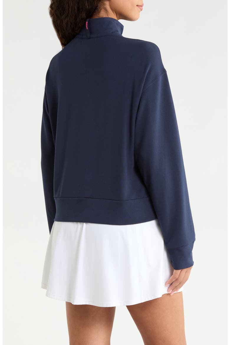 All Play Terry Quarter-Zip Sweatshirt, Alternate, color, TWILIGHT