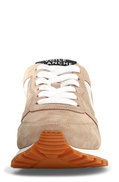 Voile Blanche Paris Race Sneaker In Light Beige
