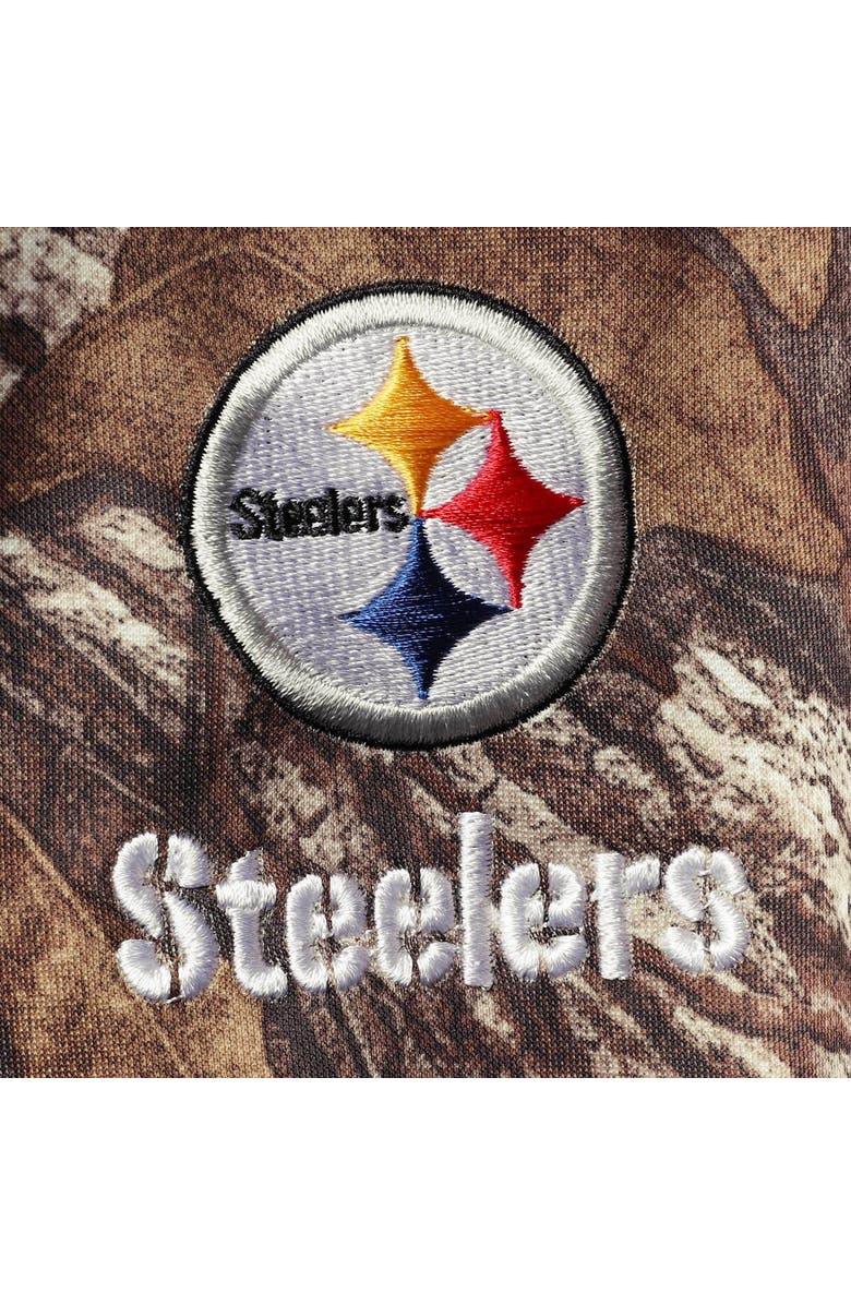 DUNBROOKE Men's Dunbrooke Realtree Camo Pittsburgh Steelers Trophy Tech Fleece Full-Zip Hoodie, Alternate, color, Realtree Camo