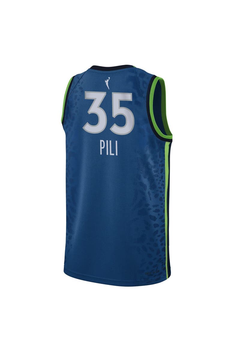 Youth Nike Alissa Pili Blue Minnesota Lynx Explorer Edition Swingman Jersey, Alternate, color, Blue