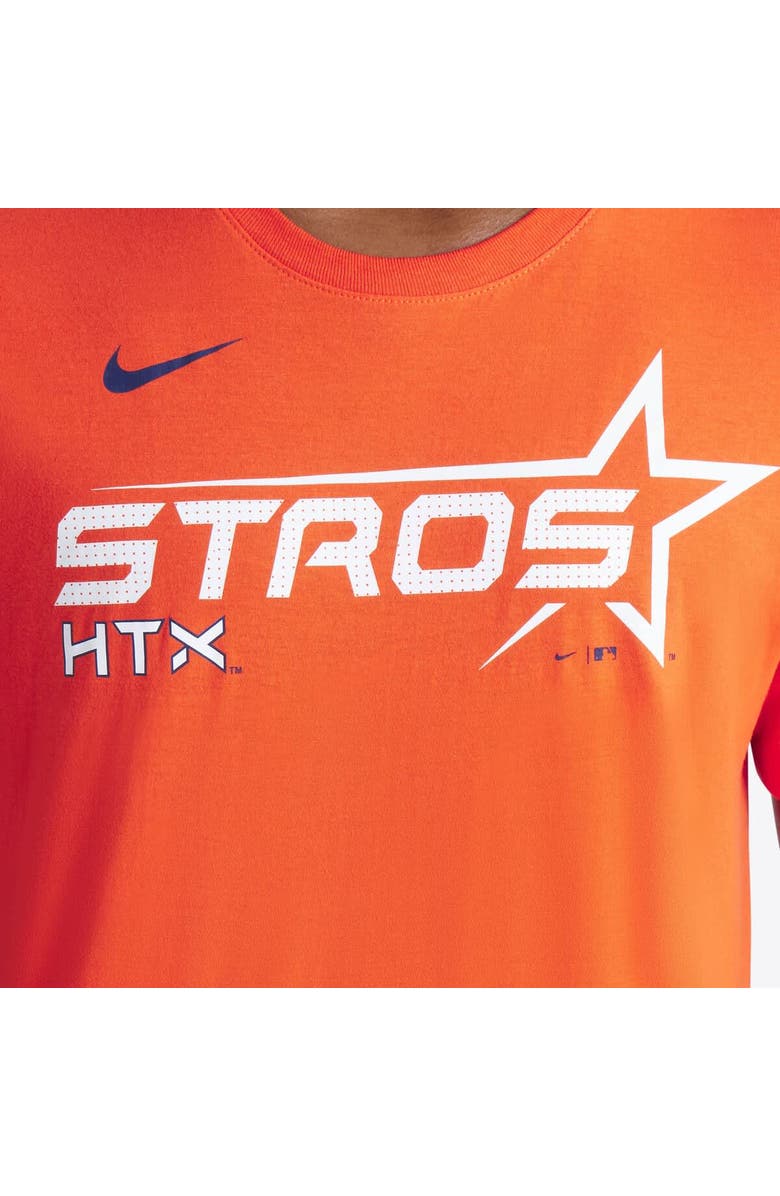Nike Men's Nike Orange Houston Astros 2025 City Connect Wordmark Performance T-Shirt, Alternate, color, Orange