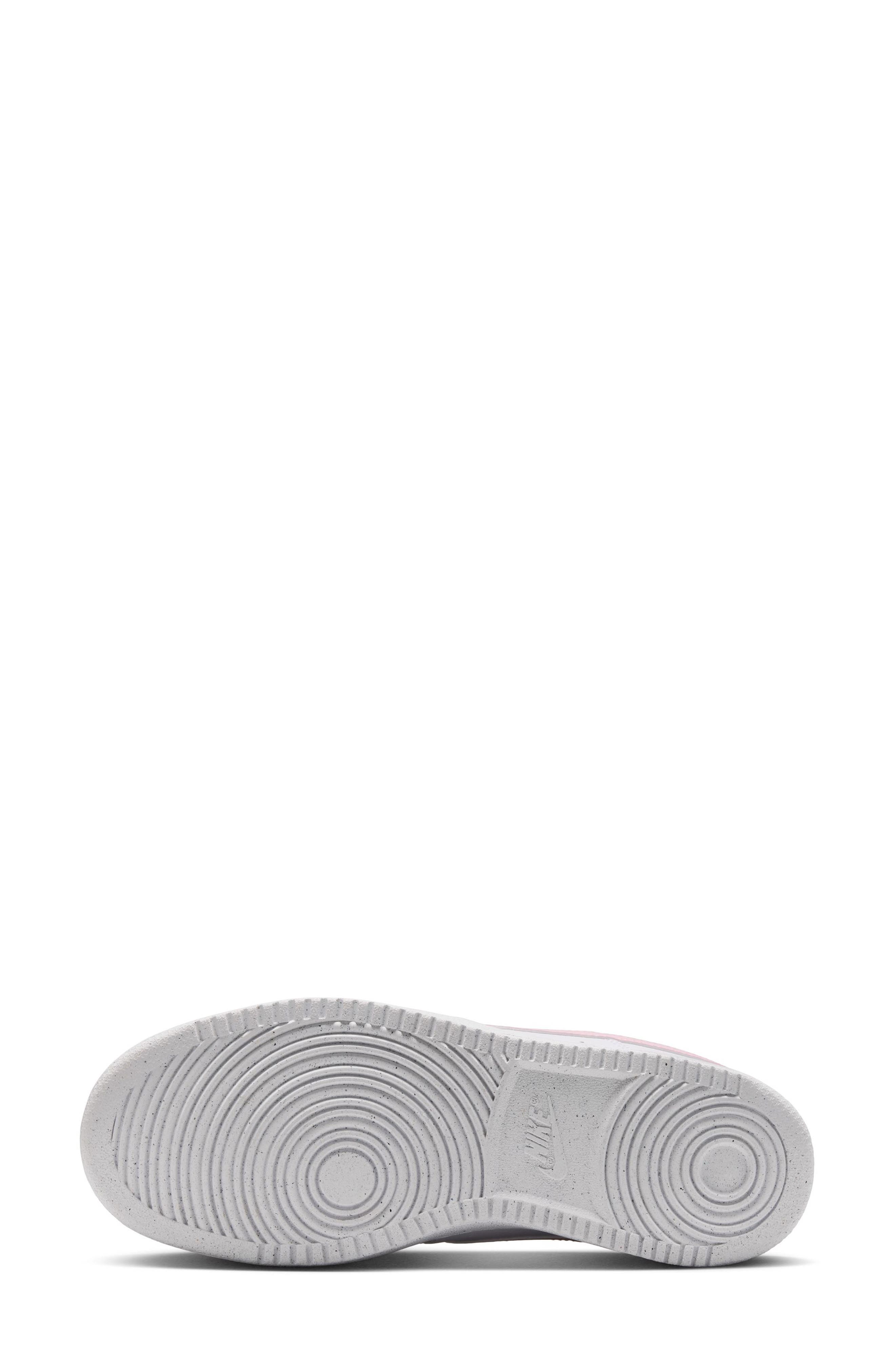 Nike Court Vision Low Sneaker, Alternate, color, White/ Pink Foam