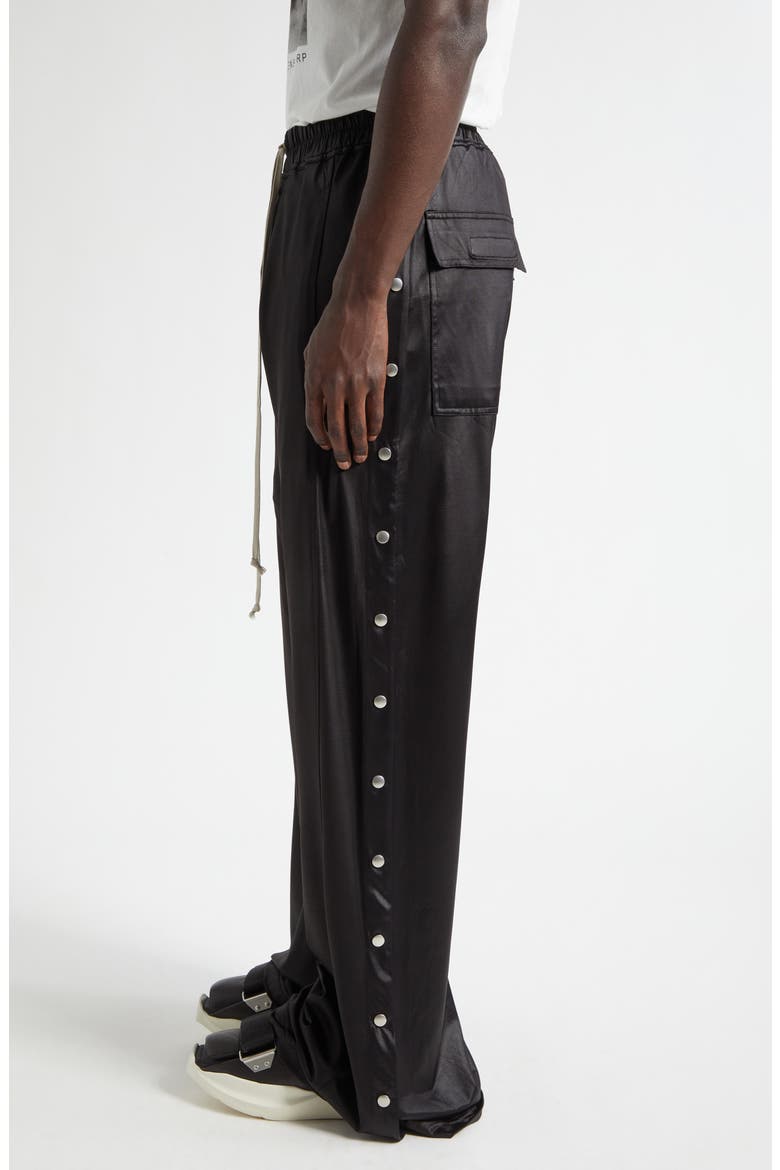 Wide Pusher Pants, Alternate, color, BLACK