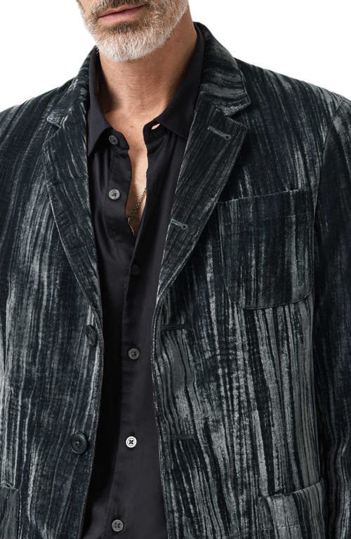 John Varvatos Maddox Soft Velvet Jacket In Black