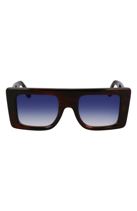VB Monogram 51mm Rectangular Sunglasses