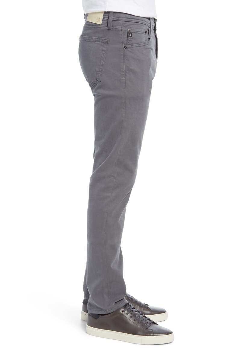 Tellis Slim Fit Stretch Twill Pants (Nordstrom Exclusive), Alternate, color, STONE GREY