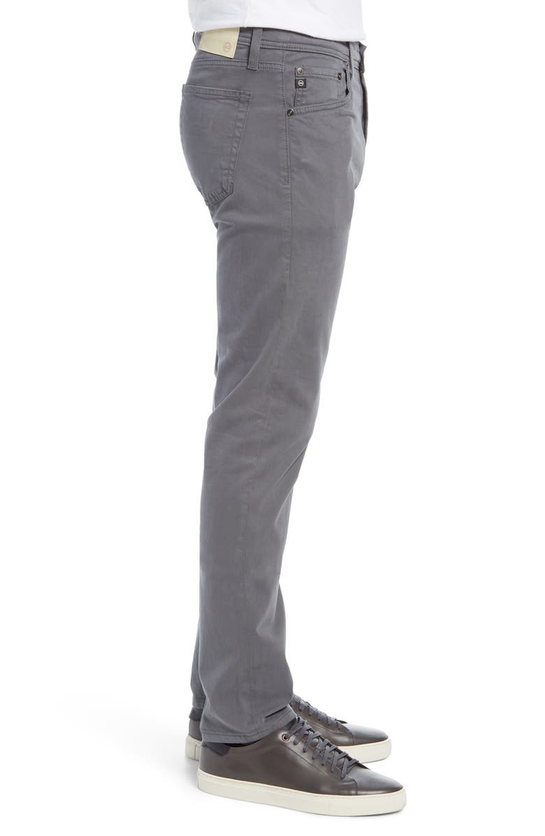 AG Tellis Slim Fit Stretch Twill Pants, Alternate, color, Stone Grey