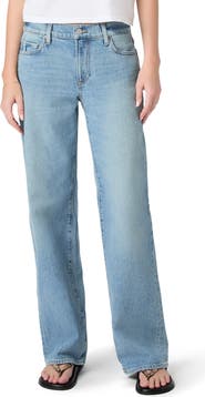 PAIGE Dana Low Rise Relaxed Straight Leg Jeans