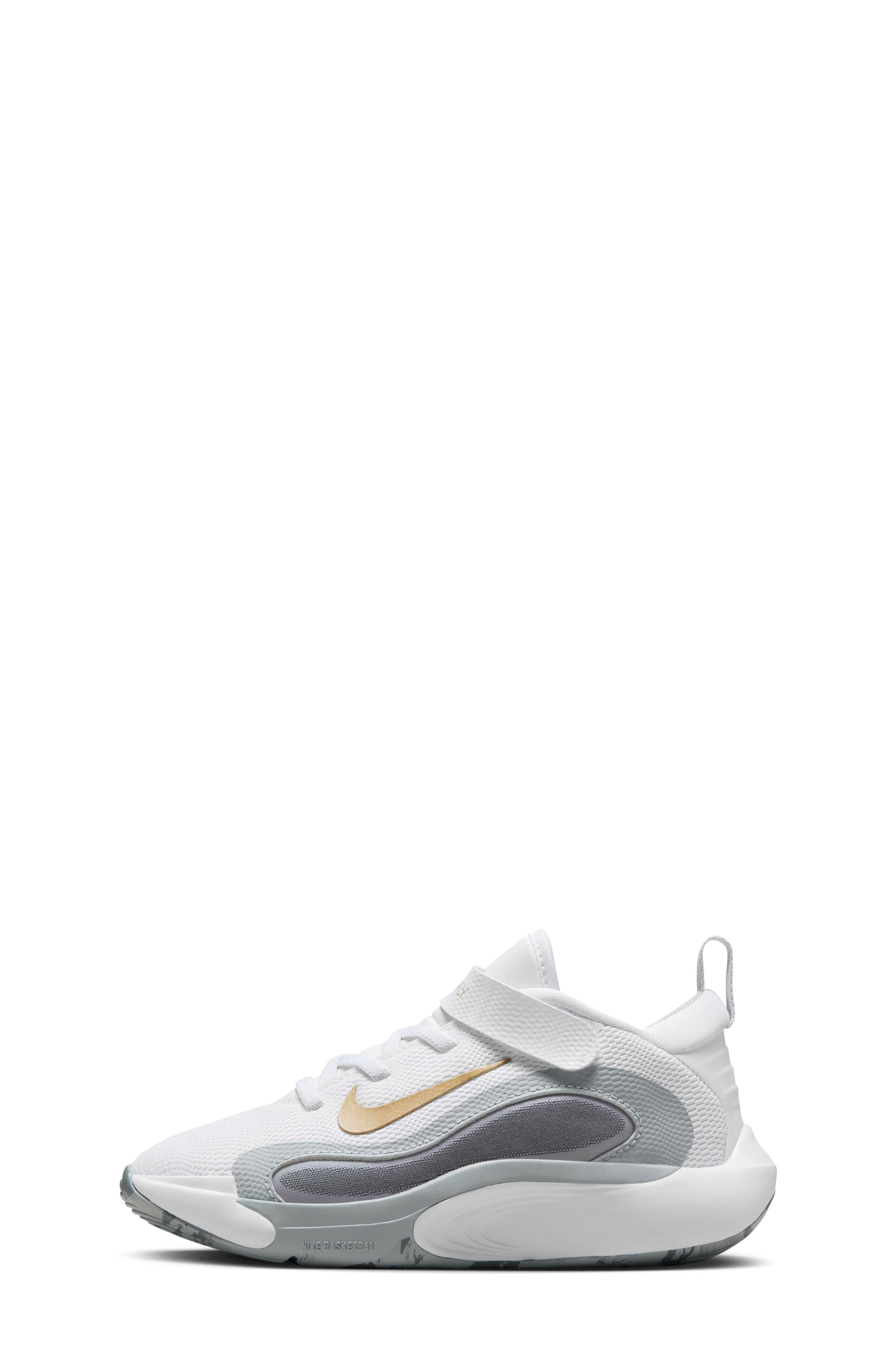 Nike IsoFly Basketball Shoe, Alternate, color, 100 White/Cool Grey/Wolf