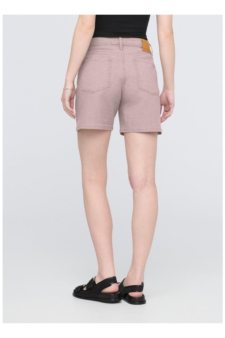 Stretch Canvas High Rise Relaxed Short, Alternate, color, Chalk