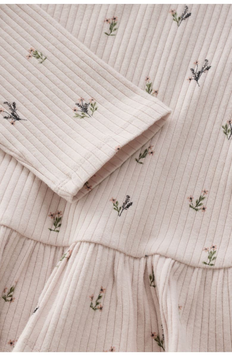 NEXT Kids' Frill Hem T-Shirt & Leggings Set, Alternate, color, Purple