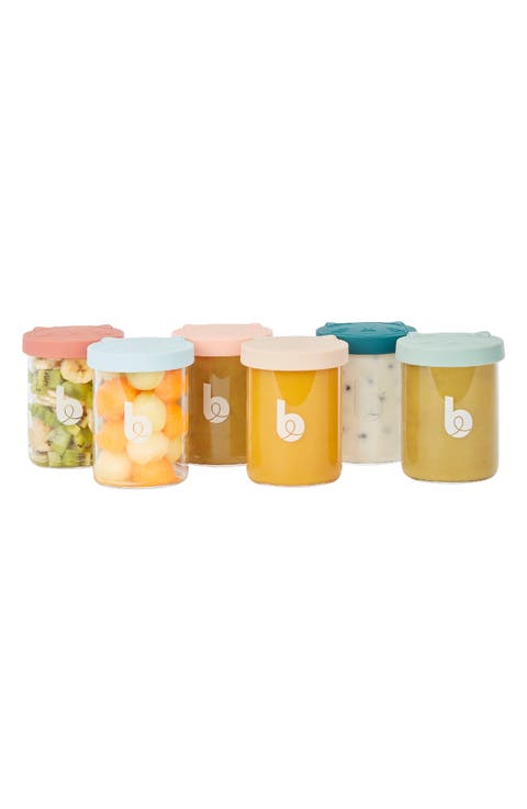 6-Pack Isy Glass Storage Jars