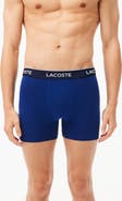 Lacoste Assorted 3-Pack Stretch Cotton Boxer Briefs