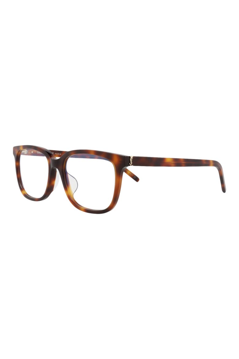 53mm Square Optical Frames, Alternate, color, HAVANA HAVANA TRANSPARENT