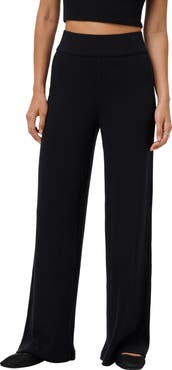 TravisMathew Evening Retreat Rib Wide Leg Pull-On Pants