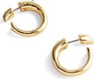 Madewell Fish Split Hoop Earrings