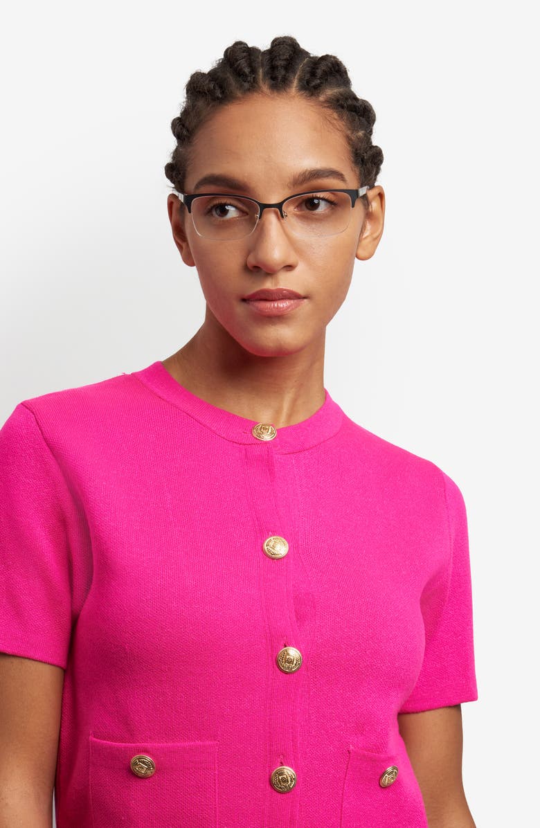 Kate Spade New York alexanne 51mm rectangular optical glasses, Alternate, color, 