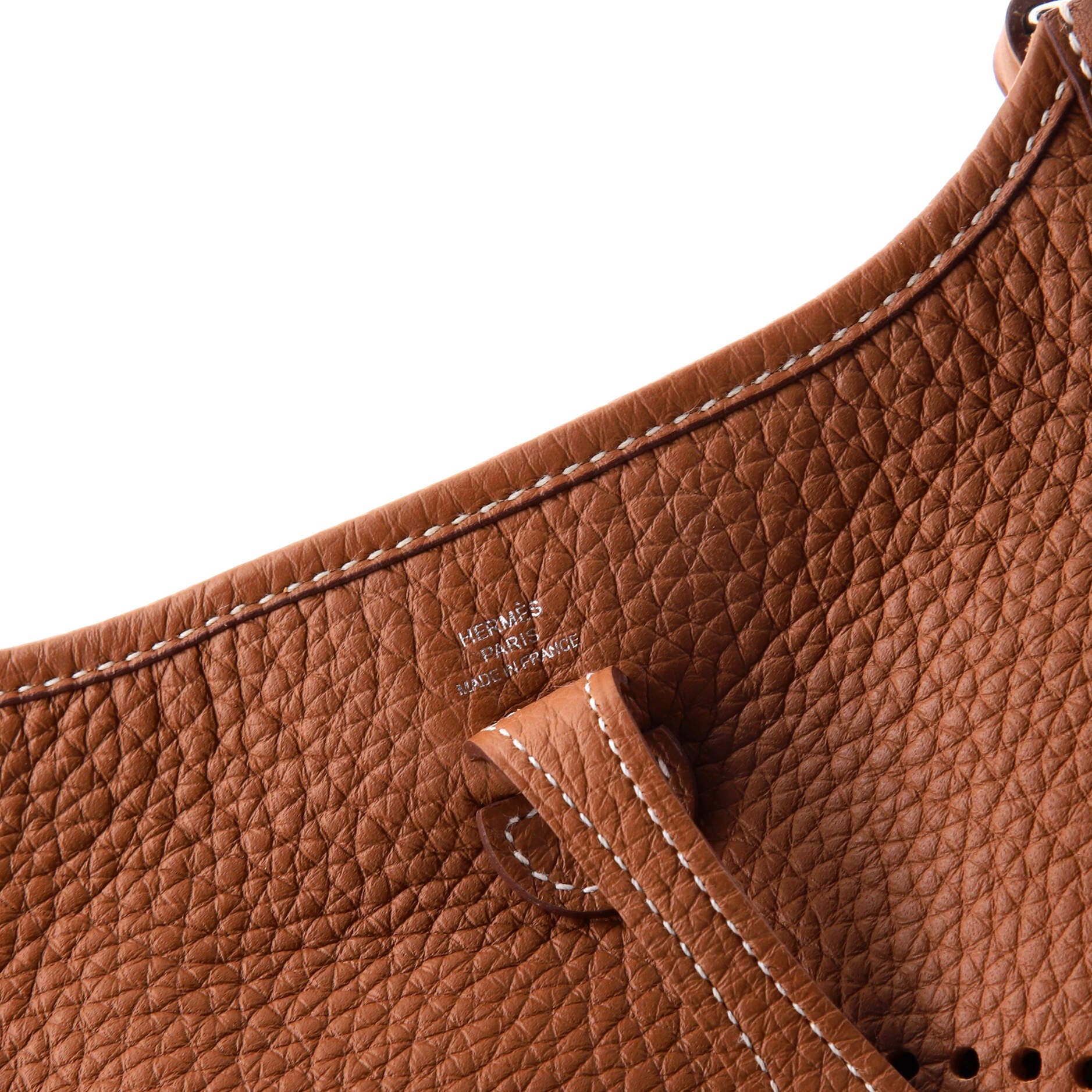 Pre-Owned Hermes Evelyne Bag Gen III Clemence TPM, Alternate, color, Gold