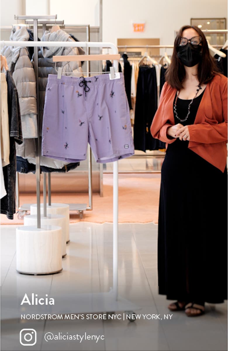 Men's Sundays Layback Swim Trunks, sales video thumbnail