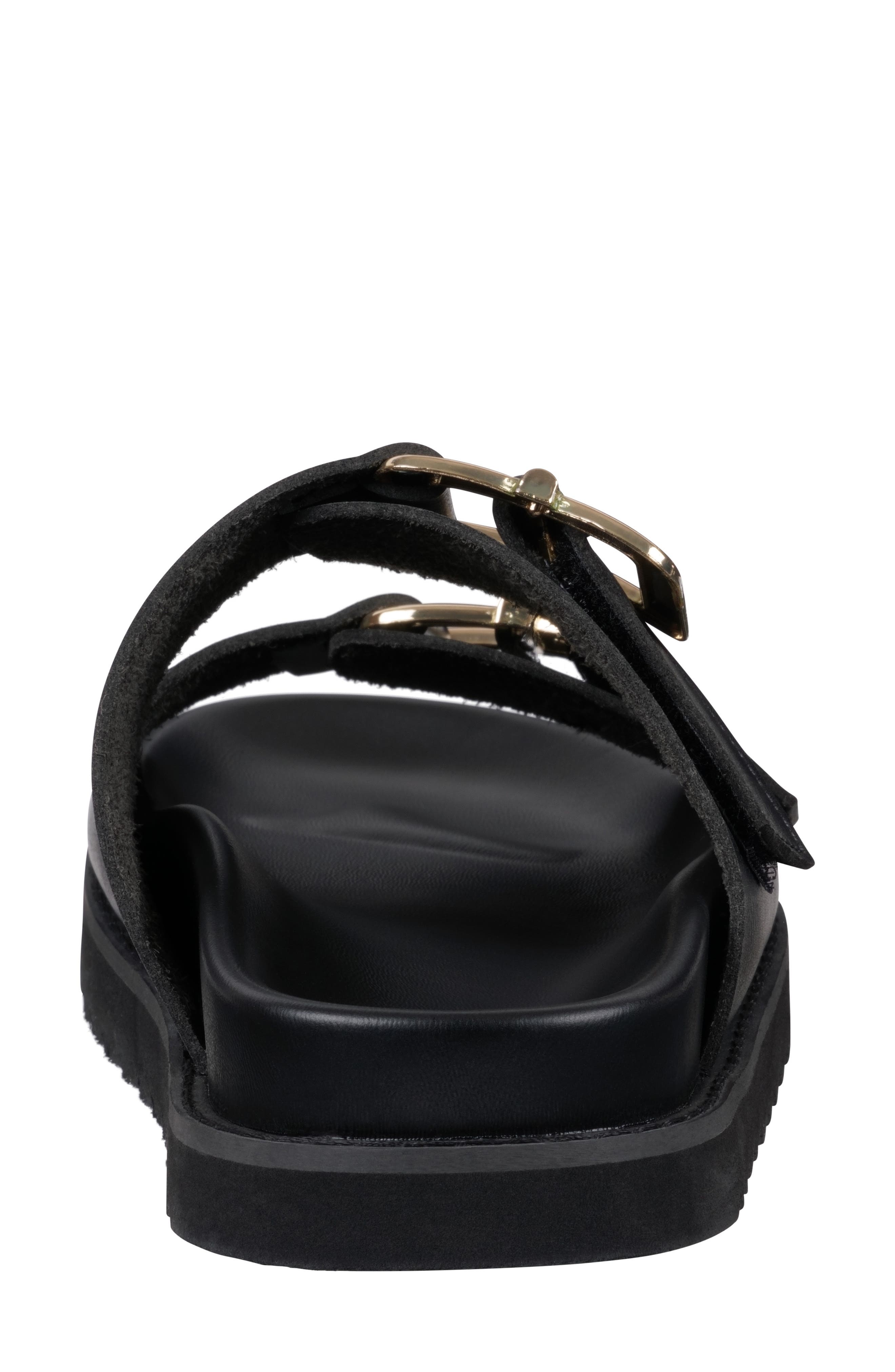 GOOD CHOICE NEW YORK Juno Slide Sandal, Alternate, color, Black