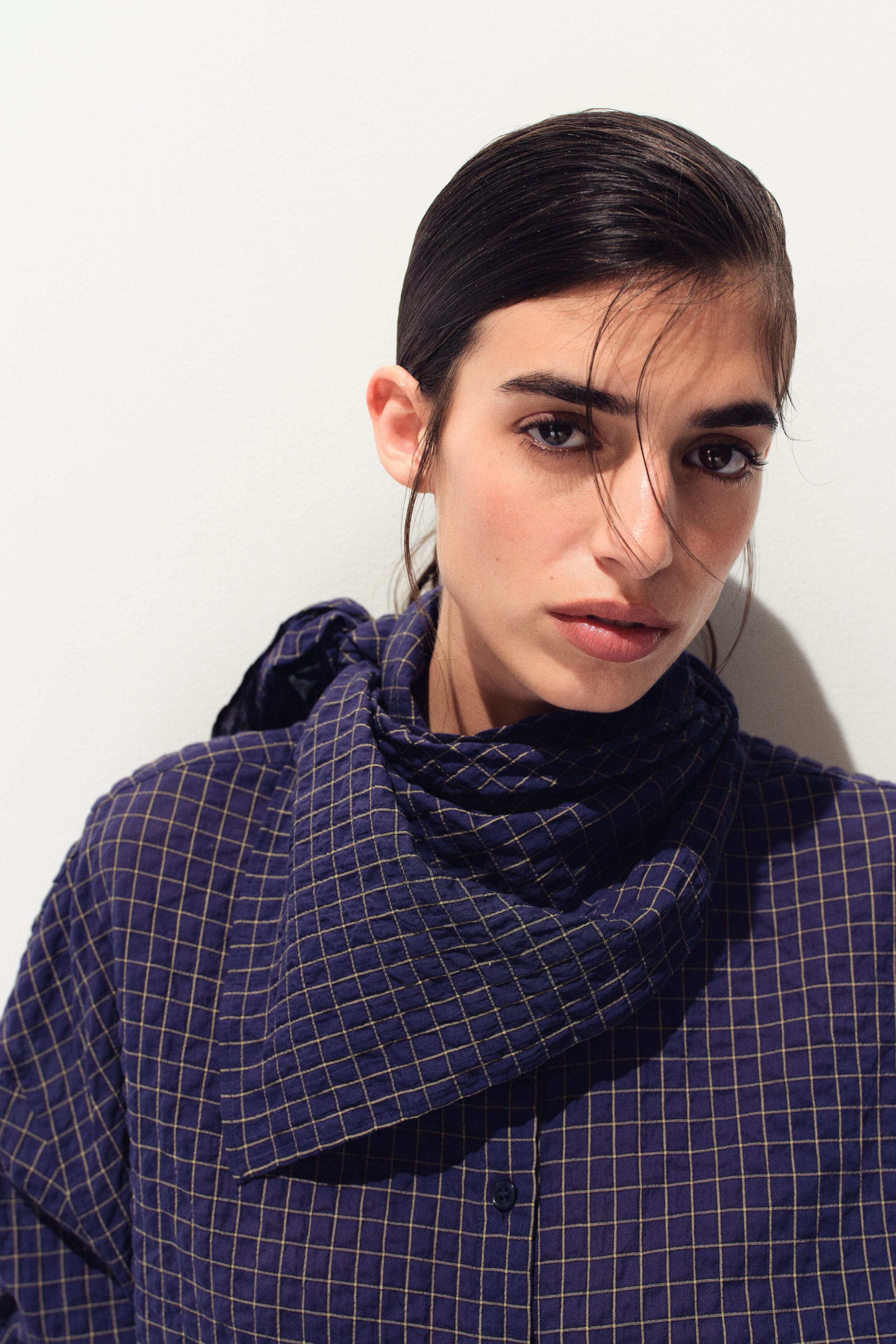 selected Dark blue/checked