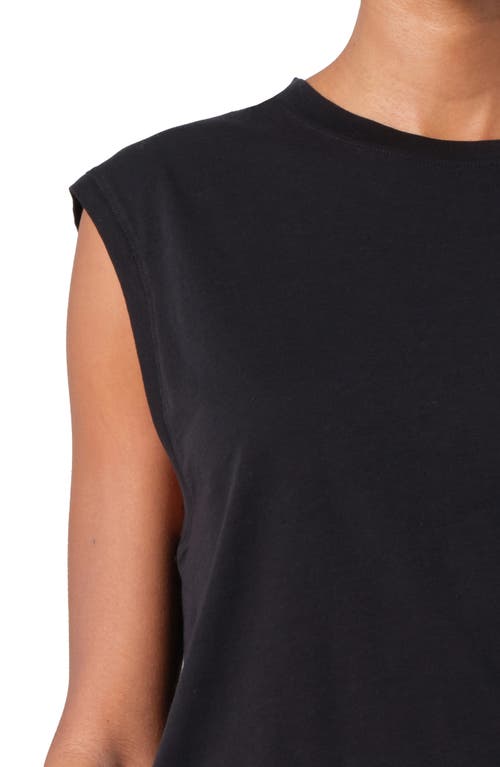 Agolde Parker Vintage Cut Off Short In Swapmeet In Black
